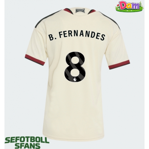 Manchester United Bruno Fernandes #8 Tredje Tröja Kvinnor 2026-27 Kortärmad